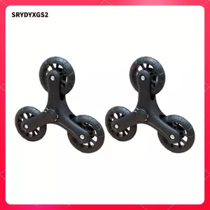 Bánh xe leo cầu thang xoay cho xe đẩy Xe đẩy tay gấp Bánh xe lắp ráp tam giác cho xe đẩy tải nặng