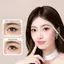 Bút kẻ mắt HFSHY Bút chì Gel nằm 2in1 Chống thấm nước lâu trôi không nhòe Bla Brown Bút kẻ mày Dễ dàng đeo cho người mới bắt đầu Trang điểm Mỹ phẩm VN