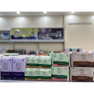 Băng Vệ Sinh Thảo Dược Hàn Quốc Yejimiin Ban đêm - Hàng ngày: Có cánh, bề mặt cotton hương nhẹ thấm hút tốt