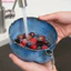 Bát rửa trái cây tự động CODECOVED, Bát thoát nước nhanh in 3D Swirl Berry, Nhựa tự quay Bát làm sạch trái cây xoáy năng động dung tích lớn