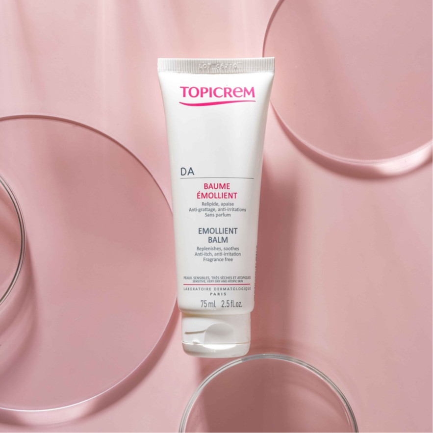Kem dưỡng giúp làm êm dịu da, dành cho da khô và da cơ địa - TOPICREM DA PROTECT EMOLLIENT BALM 75ml