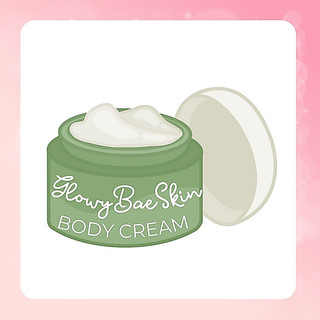 GLOWY BAE SKIN - KEM XANH BƠ MIX CREAM DÀNH CHO BODY 100gr/250gr/500gr