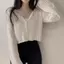 Áo len dệt kim rỗng bên ngoài dáng rộng mặc bên ngoài kiểu mỏng Vỏ bọc thịt ngắn + Sling