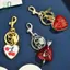 Túi móc khóa hình trái tim màu đỏ tinh tế Charms Móc khóa dễ thương Vòng chìa khóa ô tô dành cho nữ Bé gái Bapa Phụ kiện trang trí Quà tặng