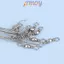 TMOY 10 Chiếc 10 / 15 / 20 / 25 / 30CM Dây Thép Chống Cắn Dây Xích Mồi Fishhook Dòng Dấu Vết Dây Lãnh Đạo Với Phụ Kiện Mồi Câu Cá Xoay TMOY