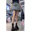 Quần short Denim mỏng mùa hè cỡ lớn eo cao ôm hơn Quần váy chữ a