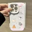 Ốp lưng nhãn dán nhà chó viền hồng ấm áp phù hợp với iPhone17promax 16/15/14/13/12