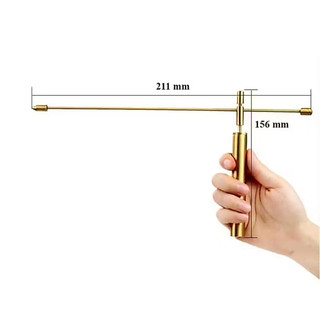Thước tầm Long cao cấp đồng mạ vàng kèm sách hướng dẫn