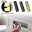 NOTE1 Tay nắm cửa tủ tích hợp, Tay nắm cửa trượt màu vàng đen màu xám nhúng ẩn, Hợp kim nhôm Đồ nội thất đa chức năng Phần cứng tủ có khóa bên trong