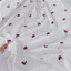 Cotton Nguyên Chất Ba Chiều Dâu Tây Thêu Vải Vải Thêu Anh Đào Máy Tính Thêu Vải Dệt Trơn