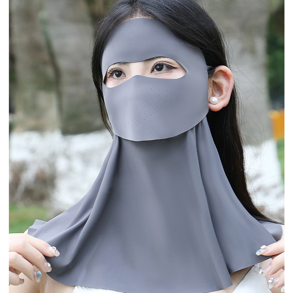 Khẩu Trang Chống Nắng Full Mặt Dài Chống UV HOMIE, Khẩu Trang Chất Liệu Lụa Băng Mịn Mát, Thoáng Khí