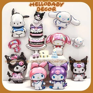 Bóng hình Kuromi - Melody - Sanrio - Cinnamoroll trang trí sinh nhật cho bé