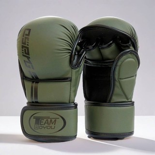 MMA Half Finger Boxing Gloves Adult Sanda Muay Thai Fight Children Training UFC Fighting Punching Bag Boxing Glove Men and Women hqx6
