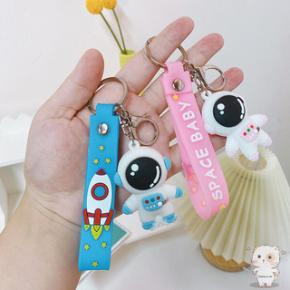 【Chamvn】Móc khóa búp bê phi hành gia hoạt hình Quà tặng sáng tạo Phụ kiện túi du hành vũ trụ Cặp đôi Mặt dây