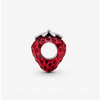 ❈ ❈ [Mới 2024] Charm hạt dâu tây bạc Panpan 925