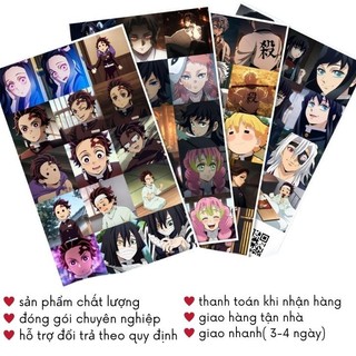 Sticker Thanh Gươm Diệt Quỷ Kimetsu No Yaiba Demon Slayer Anime Cute Fanmade Timo ST109