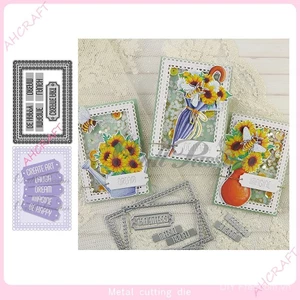 Khung Tem Kim Loại Thép Carbon Cắt Khuôn DIY Giấy Thủ Công Dập Nổi Khắc Mẫu Sổ Lưu Niệm Album Ảnh Thiệp Chúc Mừng Cắt Chết