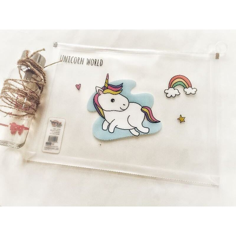 Túi Zip A5 , Bìa Đựng Tài Liệu A5 Trong Suốt Chống Nước (18x24cm)