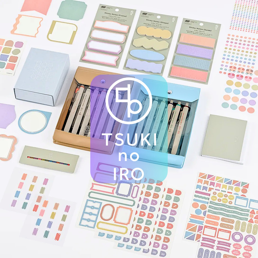 Hobonichi Techo TSUKI no IRO/Sticky Notes Notebook AccessoriesㅤDirect From Japan