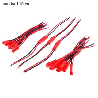 SRVN 20 Chiếc 2 Pin Đầu Nối Nam Nữ jst Cắm Cáp 22 awg Dây Cho Pin rc.