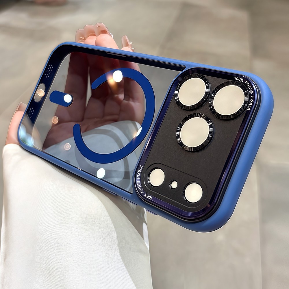 Ốp điện thoại từ tính bảo vệ Camera cho iPhone Air 17 pro max 16 11 12 13 14 15 pro max 15 16 plus Bảo vệ ống kính chống rơi Vỏ cứng bảo vệ điện thoại
