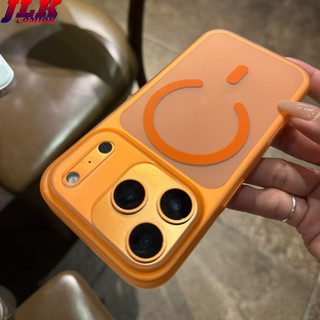 [JLK] Ốp điện thoại từ tính mờ siêu mỏng cho iPhone 17 Air 17 ProMax 16 15 Plus 14 13 12 11 Pro Max Vỏ cứng chống sốc trong suốt