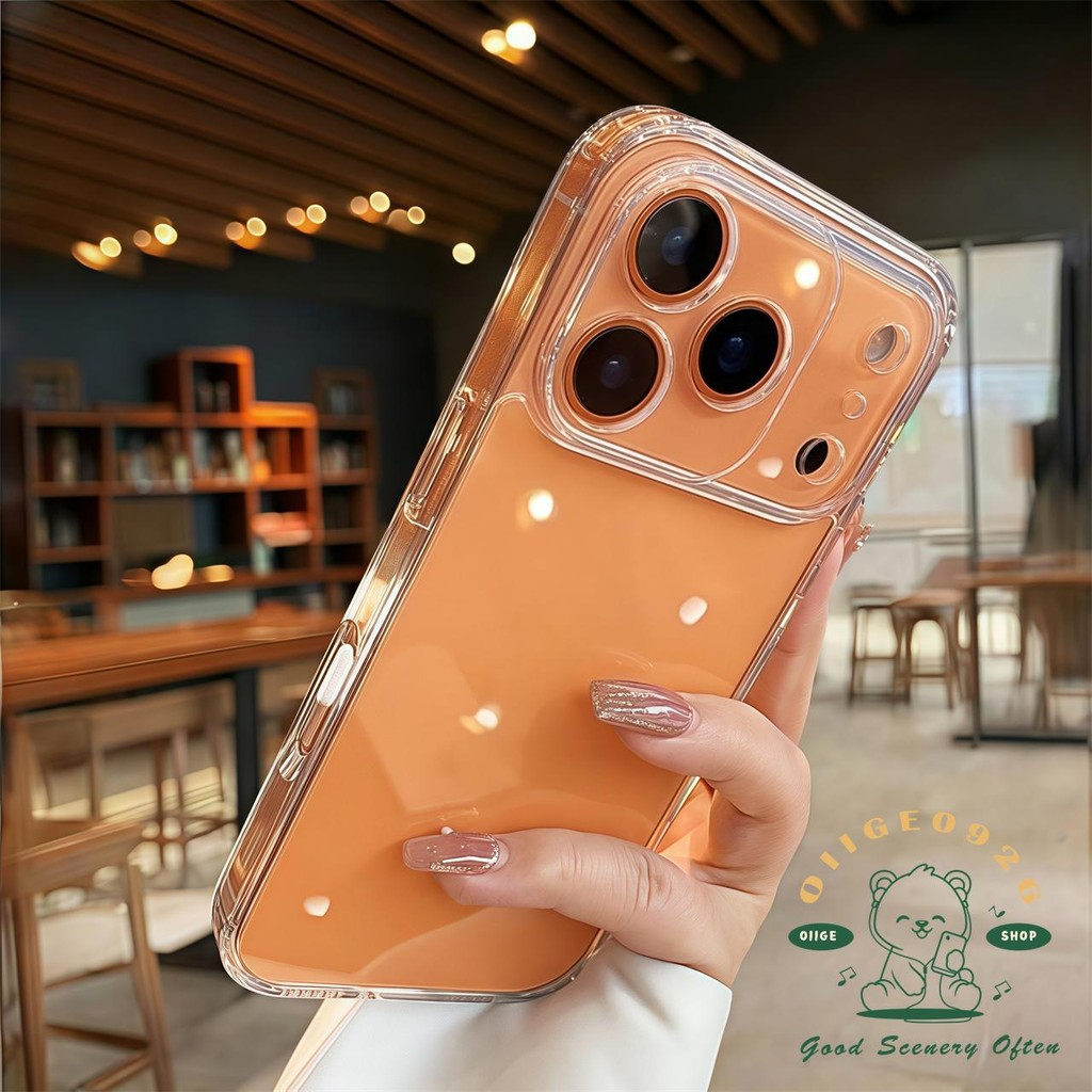 【 Ốp lưng iPhone17 】 Vỏ kính chất lượng cao Vỏ điện thoại iphone17 Pro Max 16 15 14 13 12 11 cho vỏ iPhone Vỏ mềm silicon TPU chống sốc