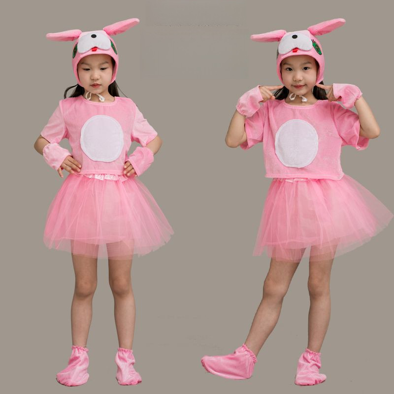 💕Chỗ💕 Quần Áo Trẻ Em Động Vật Múa Trang Phục Quần Áo Cho Bé Gái 3 Đến 12 Tuổi Chó Nhỏ Trang Phục Mới Lạ Halloween Giáng Sinh
