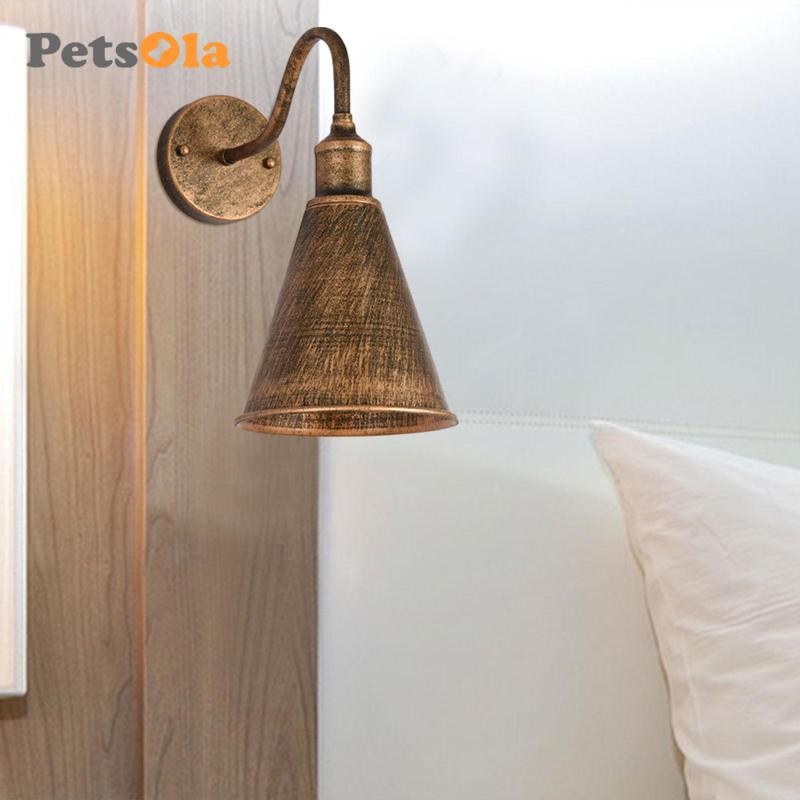 Đèn treo tường để sử dụng ngoài trời, đèn đầu giường bằng sắt cho gia đình và phòng tắm