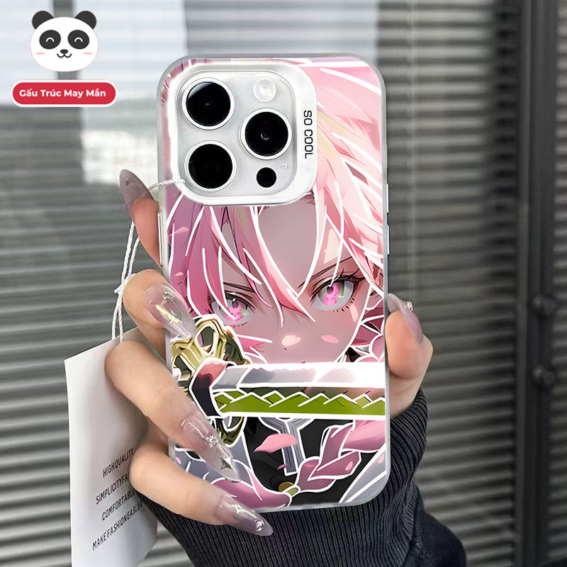 Ốp Lưng iPhone Hình Thiếu Nữ Anime Dễ Thương - Tương Thích 16/15/14/13/12/11 Pro Max, XS Max, X