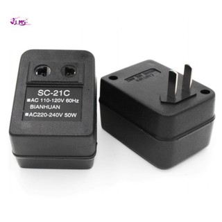 AC 220V sang 110V / 110V sang 220V AC Bộ chuyển đổi điện áp 20W Bộ điều chỉnh biến áp du lịch