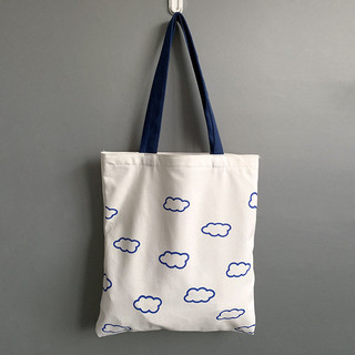 Túi vải Zip Cloud Hàn Quốc mới