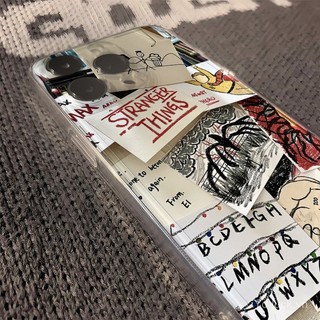 Stranger Things Sáng tạo Phim hoạt hình độc đáo Vỏ trong suốt mới Thích hợp cho iPhone 17promax 16pro 15 14promax 13pro 17pro 16plus 15pro 14 8plus Vỏ điện thoại chống sốc chống mồ hôi