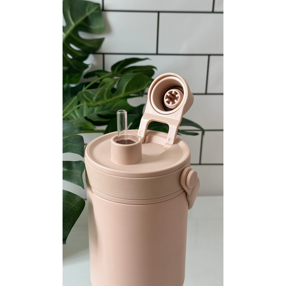 Ống hút thủy tinh cho ly SIMPLE 735ml có đầu silicone