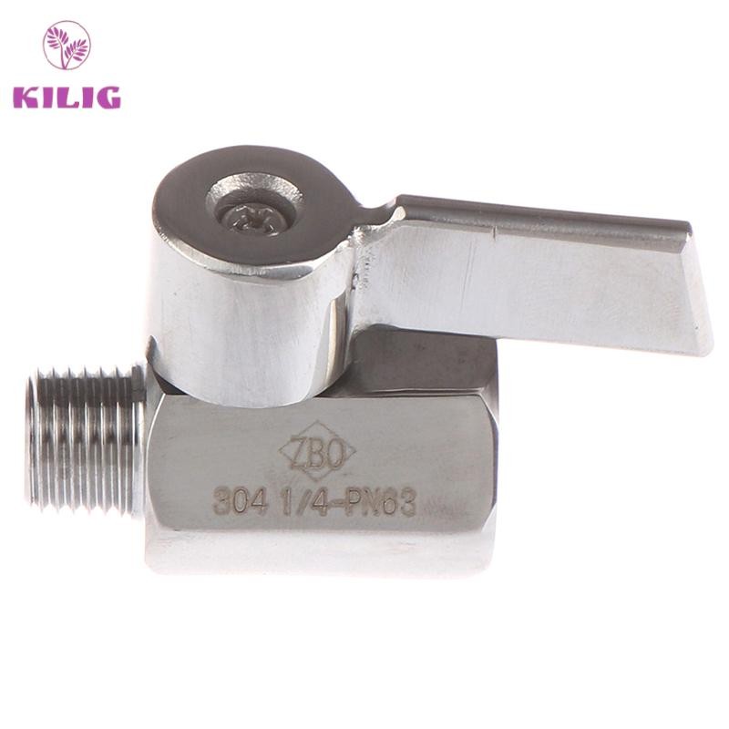 Van nhỏ bằng thép không gỉ 304 1 / 4 Inch tiện lợi
