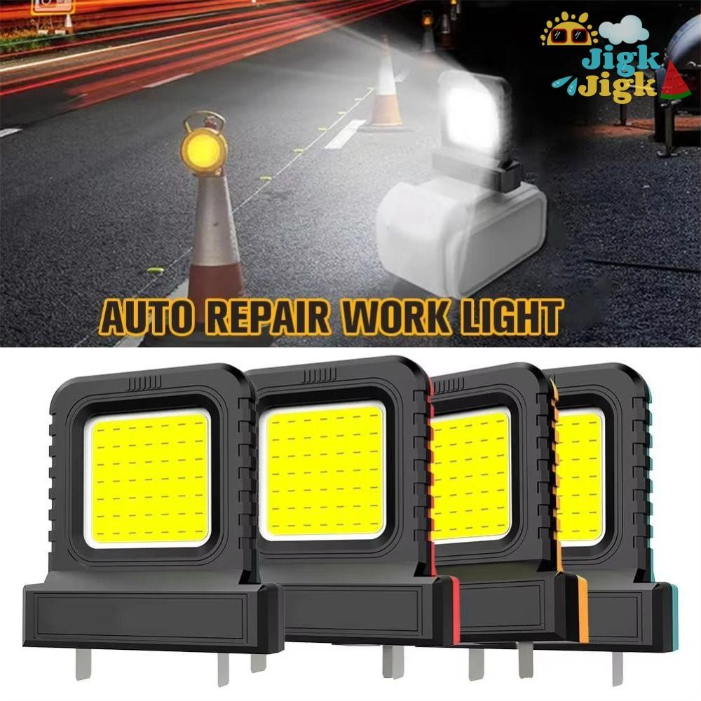 Đèn LED làm việc JIGK, Bộ phận dụng cụ điện Đèn tìm kiếm ngoài trời có độ sáng cao, Đèn pin Lithium có thể điều chỉnh bền đa năng chất lượng cao cho Makita / Milwaukee / Dewalt / Bosch