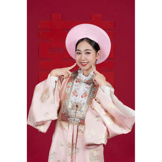 Cặp Áo Cưới Nhật Bình Cưới, Áo Nhật Bình  Chất Liệu Vải Gấm Thượng Hạng ,Việt Phục Cổ Trang Giao Thuỷ