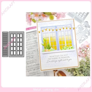 Họa Tiết Cửa Sổ Khuôn Cắt Kim Loại DIY Dập Nổi Khắc Bản Mẫu Thép Carbon Cắt Chết Album Ảnh Thiệp Chúc Mừng Sổ Lưu Niệm Giấy Nghệ Thuật Trang Trí