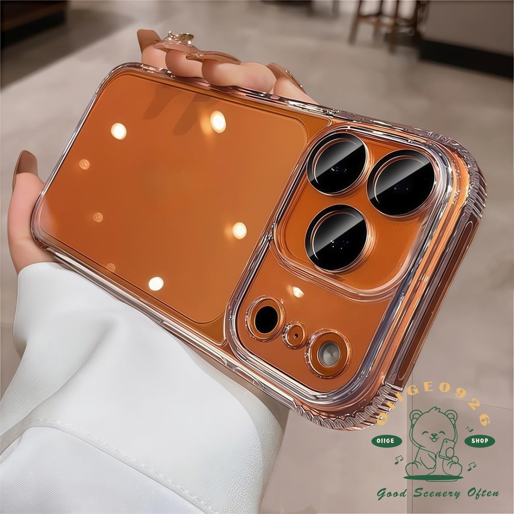 【 Ốp lưng iPhone17 】 Vỏ trong suốt túi khí nút AI Vỏ điện thoại iphone17 Pro Max 16 cho vỏ iPhone Vỏ mềm silicon TPU chống sốc