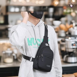 Túi đeo ngực nam - Túi đeo chéo chống thấm nước có khóa mã để sử dụng thông thường cho thể thao