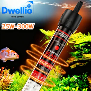 Sưởi Cá Cảnh Tự Động 25W-300W - Giữ Nhiệt Chuẩn, Vỏ Chống Bỏng, An Toàn Cho Nước Ngọt & Nước Mặn