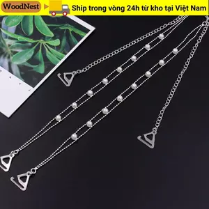 Dây đeo áo ngực WOODNEST Váy dạ hội nữ thời trang đính đá