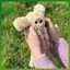 SWEET Puppy Pencil Pouch Dễ Thương Mềm Mại Sang Trọng Trường Văn Phòng Phẩm Dung Tích Lớn Túi Đựng Bút Chì Sinh Viên Văn Phòng Phẩm n