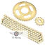 Bộ nhông sên đĩa mạ vàng NSD xích sên TLT thái lan sonic 150r - sonic 2015-2022 (Gold 428H 15-42-122L)