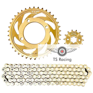 Bộ nhông sên đĩa mạ vàng NSD xích sên TLT thái lan exciter 135 - ex135 gp 2011-2014 (Gold 428H 14-39-116L)