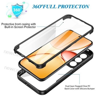 Vỏ lật 360° Nắp bảo vệ toàn diện cho Realme C100 C83 C85 C75 X Pro Real Me C 100 85 83 75 RealmeC100 Vỏ điện thoại hai mặt có bảo vệ màn hình Ốp lưng chống sốc
