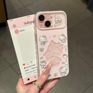 Dành Cho IPhone 17 16 15 14 plus 13 12 11 Pro Max 7 8 plus Màu hồng trong suốt KT Cub trường hợp điện thoại