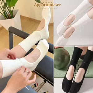 Tất tập Yoga IAPPORTUNIA, Tất Cotton Pilates đường phố Harajuku, Tất tay cầm quây thoáng khí thấm mồ hôi thông thường