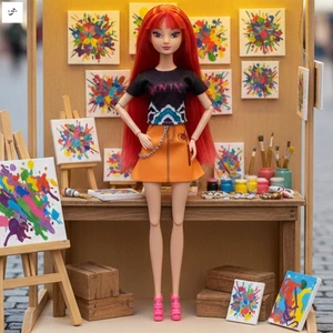 Búp bê Vinyl khớp nối 30cm - Hình cô gái Demon Hunter để trưng bày bộ sưu tập
