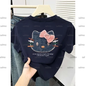 （Giao hàng 24h）Angela Áo thun baby tee cute dopamine áo style ôm body kiểu ôm cotton 100% áo phông local brand